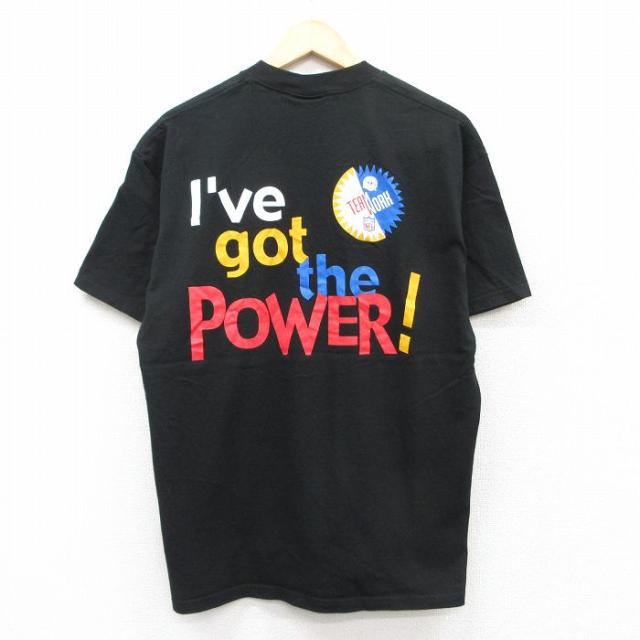 古着 リー Lee 半袖 ビンテージ Tシャツ メンズ 90年代 90s NFL コットン クルーネック USA製 黒 ブラック アメフト スーパー 中古 古着