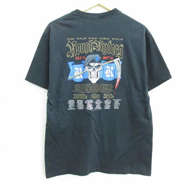 古着 ヘインズ Hanes 半袖 ビンテージ Tシャツ メンズ 00年代 00s ラフライダーズ コットン クルーネック 黒 ブラック Lサイズ 中古  古着の通販はau PAY マーケット - 古着屋RUSHOUT | au PAY マーケット－通販サイト