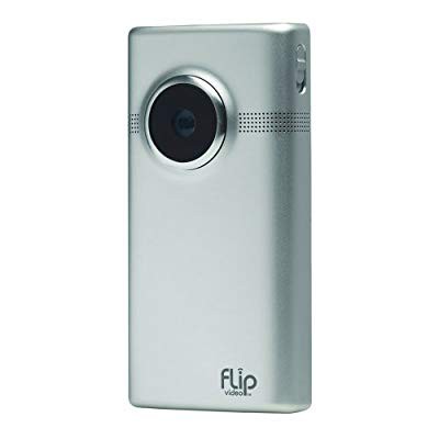 Flip Mino HD Video Camera　ブラッシュメタル 8GB　１２０分　2ndGene(中古品)の通販は 33,929円