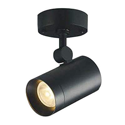 コイズミ照明 スポットライト 調光 フランジ 白熱球60W相当 中角 電球色 黒(中古品)の通販は