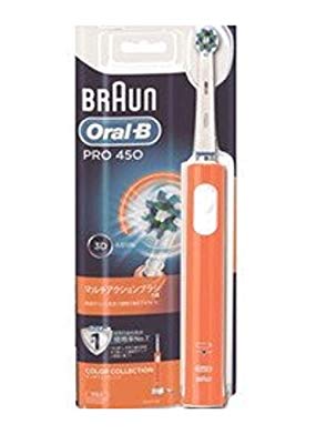 ブラウン 電動ハブラシ オ-ラルB マンダリンオレンジ D165231AOR PRO450(中古品)の通販は