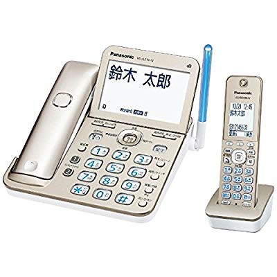 パナソニック 電話機 RU・RU・RU VE-GZ71DL-N [シャンパンゴールド](未使用の新古品)の通販は