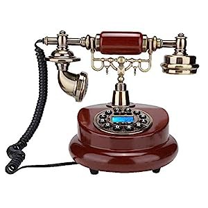 イミテーションウッドアンティーク電話ヨーロッパとアメリカの古典的なレト(中古品)の通販は