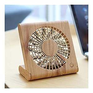 ミニファンクリップファン ミニファンウッドノートブック USB充電ファン屋 (中古品)の通販は