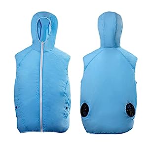 クーリング 夏の冷却ファンベストメンズ女性エアコンウィストコートサイク (未使用の新古品)の通販は 18,668円