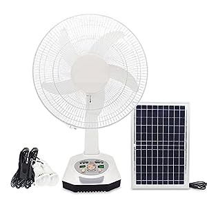 ソーラーファン 扇風機 ソーラーパネル 16インチ パワフルで快適なファンポ(未使用の新古品)の通販は 52,639円