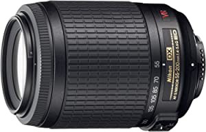 Nikon 望遠ズームレンズ AF-S DX VR Zoom Nikkor 55-200mm f/4-5.6G IF-ED (未使用の新古品)の通販は