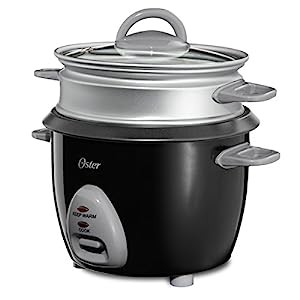 Oster 6カップ 炊飯器 スチームトレイ付き ブラック (CKSTRCMS65)(未使用の新古品)の通販は