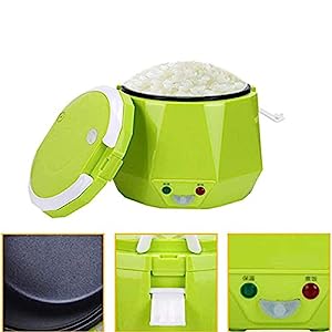 12V / 220V 1.3Lミニ炊飯器、100W / 200Wポータブルカーホームフードスチー(中古品)の通販は