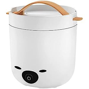 かわいい炊飯器 保温機能付き 1-2 人用ミニ電気炊飯器 1.3L ステンレス鋼調(中古品)の通販は