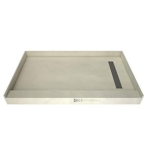 タイルRedi USA rt3460r-pvc-tbn Rediトレンチシャワーでパン右タイルable (中古品)の通販は