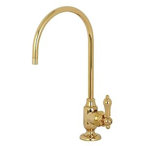 Kingston Brass KS5192BAL 家宝 シングルハンドル 水ろ過蛇口 光沢真鍮(中古品)の通販は