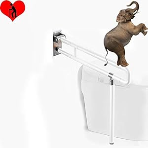 バスルームセーフティシャワーバランスバー 浴室グラブバー折りたたみ無ス (未使用の新古品)の通販は