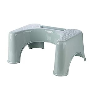 シャワースツールプラスチックトイレのスツール - 大人のバスルームスクワ (中古品)の通販は