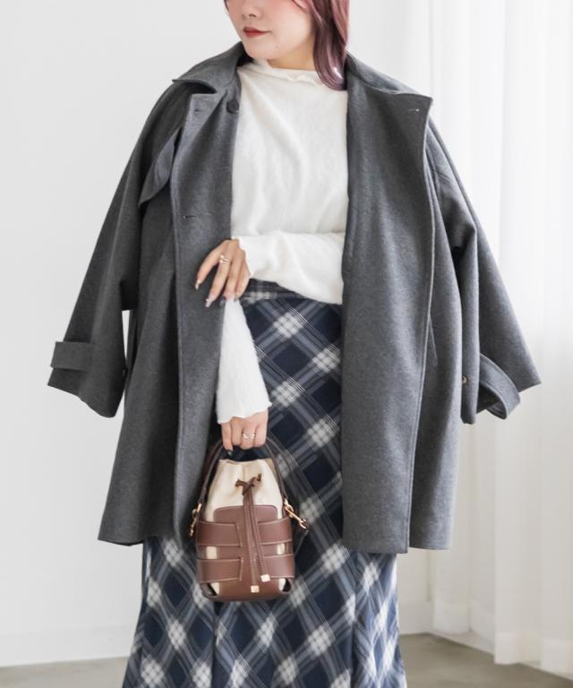 大きいサイズ/レディース/LL/3L/4L/2WAYカラーラグランスリーブフレア