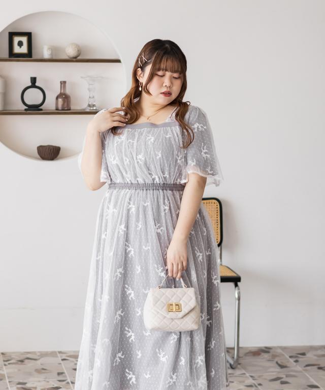 大きいサイズ/レディース/LL/3L/4L/CLETTEオリジナル☆2WAY花柄