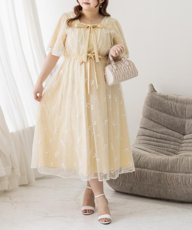 大きいサイズ/レディース/LL/3L/4L/CLETTEオリジナル☆2WAY花柄