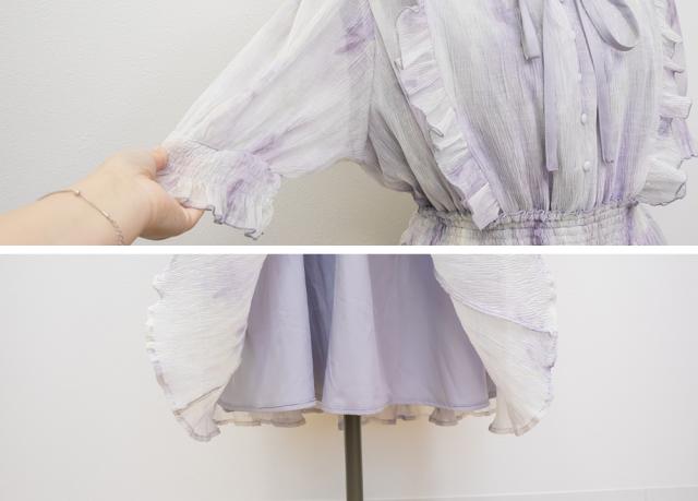 大きいサイズ/レディース/LL/3L/4L/CLETTEオリジナルぼかし花柄