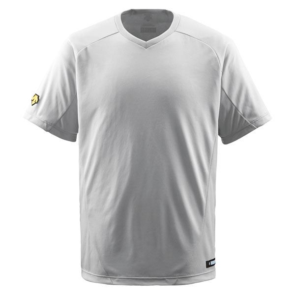 デサント（DESCENTE） ベースボールシャツ（Vネック） （野球） DB202 シルバー XA〔代引不可〕の通販は 5,130円