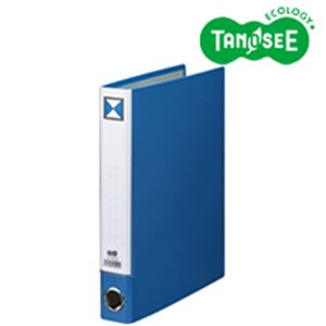 （まとめ）片開きパイプ式ファイルKJ（指かけ穴付） A4-S 30mmとじ 青 10冊〔代引不可〕の通販は 9,216円