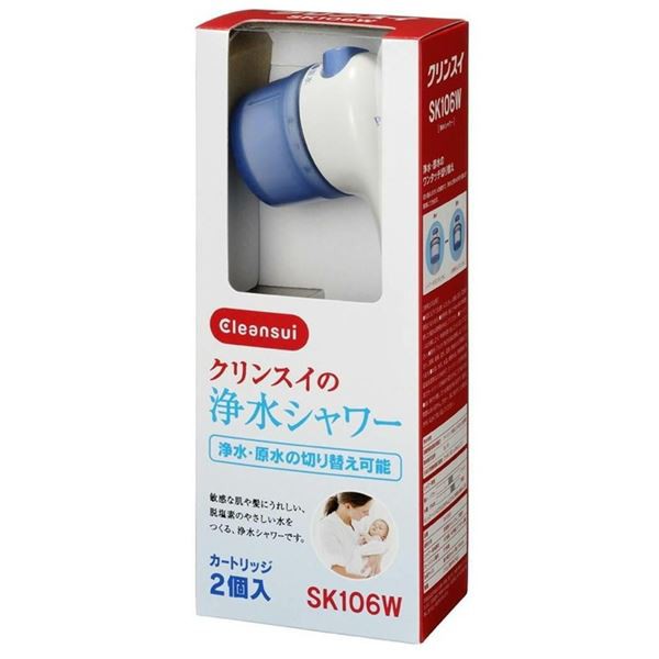 クリンスイ 浄水シャワー SK106W-GR〔代引不可〕