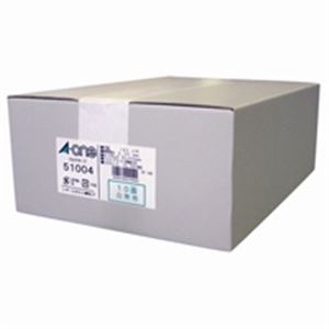 エーワン マルチカード/名刺用紙 〔A4/10面 500枚〕 両面印刷可 マイクロカット加工 51004 ホワイト(白)〔代引不可〕の通販は