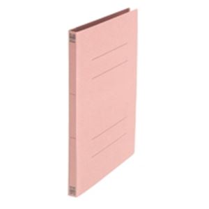 プラス フラットファイル/紙バインダー 〔A4/2穴 100冊〕 No.021N 桃〔代引不可〕の通販は