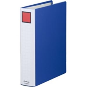 キングジム パイプ式ファイル/スーパードッチ脱着イージー 〔A4/タテ型〕 10冊入り とじ厚：50mm 2475A 青〔代引不可〕の通販は