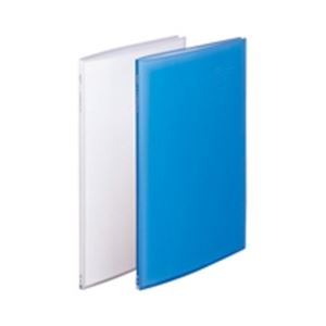 (業務用10セット) LIHITLAB クリアファイル/ポケットファイル 〔A3/タテ型〕 20ポケット 固定式 G3133-8 ブルー〔代引不可〕の通販は