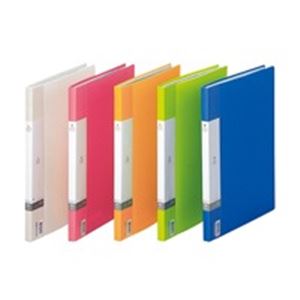 (業務用10セット) LIHITLAB クリアファイル/ポケットファイル 〔A4/A3〕 タテ型/サイドイン 40ポケット 固定式 G3401-6 黄緑〔代引不可〕の通販は 7,620円