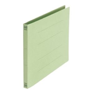 (業務用5セット) プラス フラットファイル/紙バインダー 〔A4/2穴 10冊入り〕 ヨコ型 No.022N グリーン(緑)〔代引不可〕の通販は