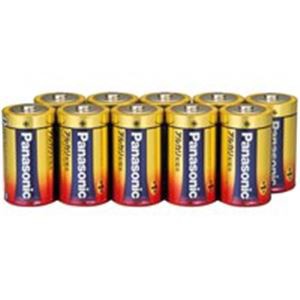 （まとめ）Panasonic パナソニック アルカリ乾電池 単1 LR20XJN/10S(10本)〔×2セット〕〔代引不可〕の通販は