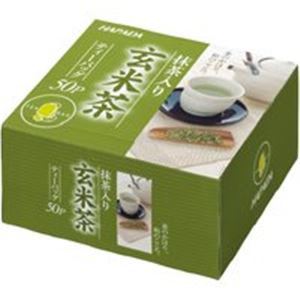 （まとめ）ハラダ製茶販売 徳用抹茶入り玄米茶ティーバッグ1箱〔×10セット〕〔代引不可〕の通販は