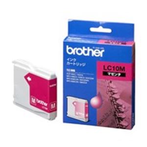 (業務用9セット) brother ブラザー工業 インクカートリッジ 純正 〔LC10M〕 マゼンタ〔代引不可〕の通販は