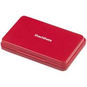 （まとめ）シヤチハタ スタンプ台 HGN-2-R 中形 赤〔×5セット〕〔代引不可〕の通販は 7,639円