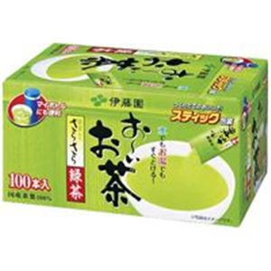 （まとめ）伊藤園 おーいお茶 抹茶入りさらさら緑茶 100本 〔×6セット〕〔代引不可〕の通販は