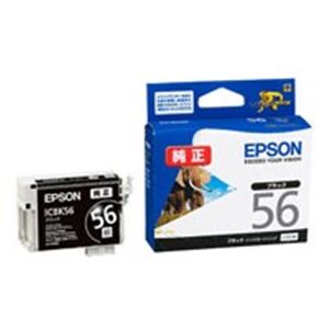 (業務用3セット) EPSON エプソン インクカートリッジ 純正 〔ICBK56〕 ブラック(黒)〔代引不可〕の通販は