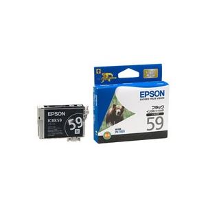 (業務用5セット) EPSON エプソン インクカートリッジ 純正 〔ICBK59〕 ブラック(黒)〔代引不可〕の通販は