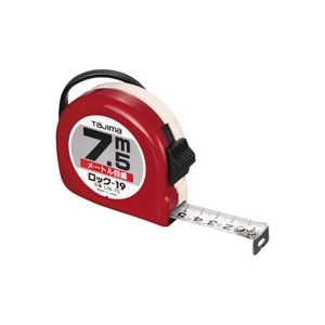 （まとめ）TJMデザイン ロック式巻尺 L19-75BL 7.5m〔×2セット〕〔代引不可〕の通販は