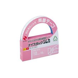 （まとめ）ニチバン ナイスタック リムカ NW-R10 10mm×18m〔×10セット〕〔代引不可〕の通販は