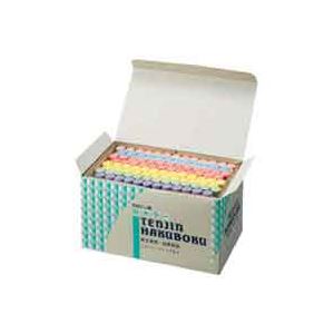 （まとめ）日本白墨工業 天神チョーク CH-8 6色 100本入 〔×3セット〕〔代引不可〕の通販は