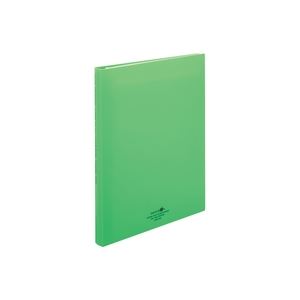 (業務用5セット) LIHITLAB クリアファイル/ポケットファイル 〔A4/タテ型〕 ポケット差替式 N-5016-6 黄緑〔代引不可〕の通販は 6,264円