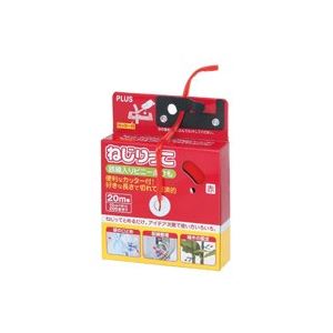 （まとめ）プラス ねじりっこ TF-800RD 赤〔×10セット〕〔代引不可〕の通販は 9,887円