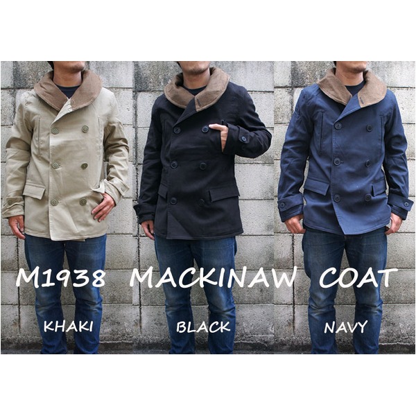 USタイプ M1938マッキーノコート JC064YN カーキ Sサイズ〔代引不可〕の通販は 11,165円