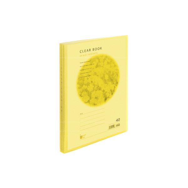 (業務用セット) A4クリアブック ウォーターカラー 40P CBE3033Y イエロー〔×10セット〕〔代引不可〕の通販は 8,624円
