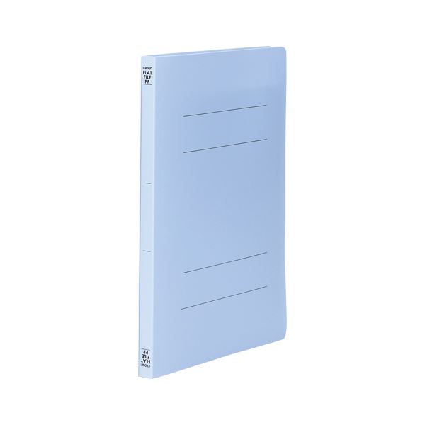 （まとめ） PPフラットファイル A4判タテ型（PP表紙）（背幅18mm） CR-FPA4S-BL 青 1冊入 〔×30セット〕〔代引不可〕の通販は