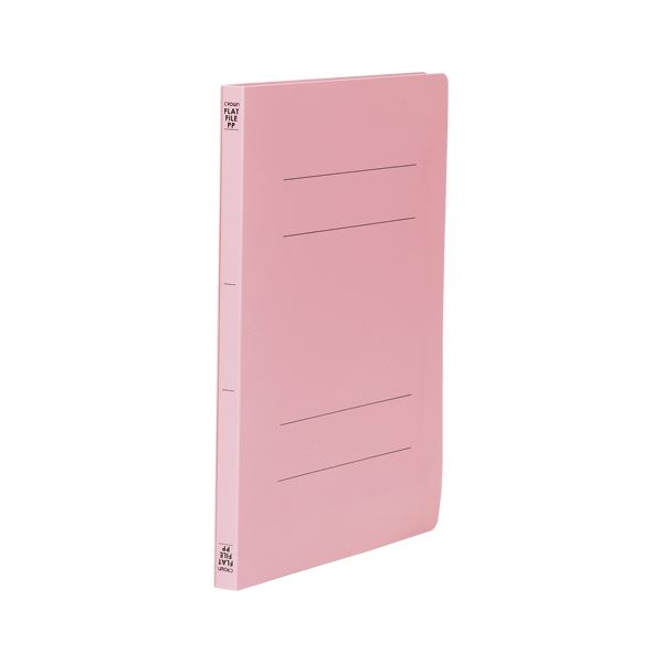 （まとめ） PPフラットファイル A4判タテ型（PP表紙）（背幅18mm） CR-FPA4S-PI ピンク 1冊入 〔×30セット〕〔代引不可〕の通販は