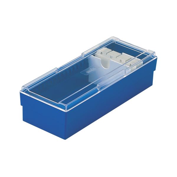 （まとめ） ネームカードボックス CB-700-10 ブルー 1個入 〔×3セット〕〔代引不可〕の通販は 6,002円