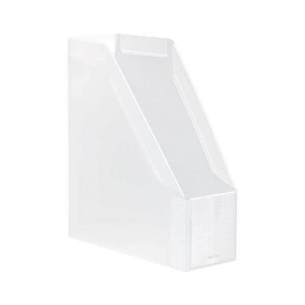 （まとめ） アドワン ボックスファイル A4判タテ型（収納幅96mm） AD-2650-90 クリア 1個入 〔×5セット〕〔代引不可〕