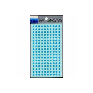 （まとめ） エーワン カラーラベル 丸型5mm径 07066 空 1P9シート（1800片）入 〔×10セット〕〔代引不可〕